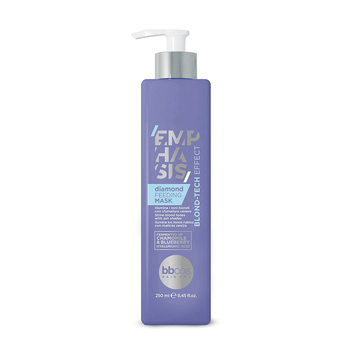 Тонувальна маска для волосся BBcos Emphasis Blond-Tech Feeding Mask, Diamond, 250 мл